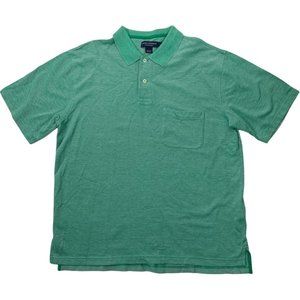 Daniel Cremieux Large Polo Shirt Green